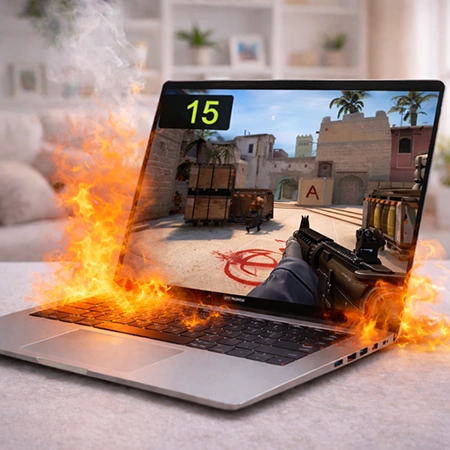 Троттлинг процессора из-за перегрева, чистка ноутбука для устранения тормозов Пинск