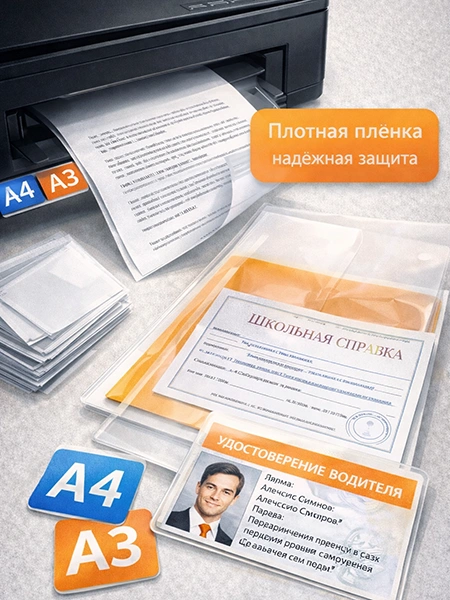 Ламинирование документов A4 и A3 в Пинске